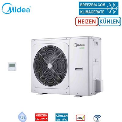 Midea Thermal Arctic MHA-V14W/D2RN8-B Luft/Wasser-Wärmepumpe Heizen 14.5 kW Kühlen 13.5 kW 400V R32 Midea Thermal Arctic MHA-V14W/D2RN8-B Luft/Wasser-Wärmepumpe Heizen 14.5 kW Kühlen 13.5 kW 400V R32