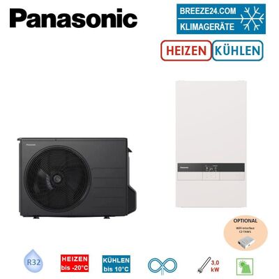 Panasonic Set Aquarea LT Generation K WH-UDZ03KE5 + WH-SDC0309K3E5 Hydromodul mit Heizstab 3 kW Panasonic Set Aquarea LT Generation K WH-UDZ03KE5 + WH-SDC0309K3E5 Hydromodul mit Heizstab 3 kW