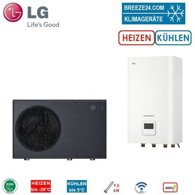 LG THERMA V Set Monoblock HM093HF.UB40 + HN1639HC.NK0 Hydromodul 9 kW 400 V R290 WiFi LG THERMA V Set Monoblock HM093HF.UB40 + HN1639HC.NK0 Hydromodul 9 kW 400 V R290 WiFi