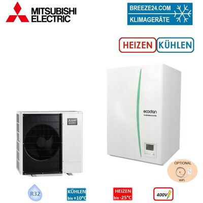 Mitsubishi Electric Set 7.24 PUZ-WM112YAA + ERPX-YM9D Monoblock-Wärmepumpe + Hydromodul K/H 11,2 kW Mitsubishi Electric Set 7.24 PUZ-WM112YAA + ERPX-YM9D Monoblock-Wärmepumpe + Hydromodul K/H 11,2 kW