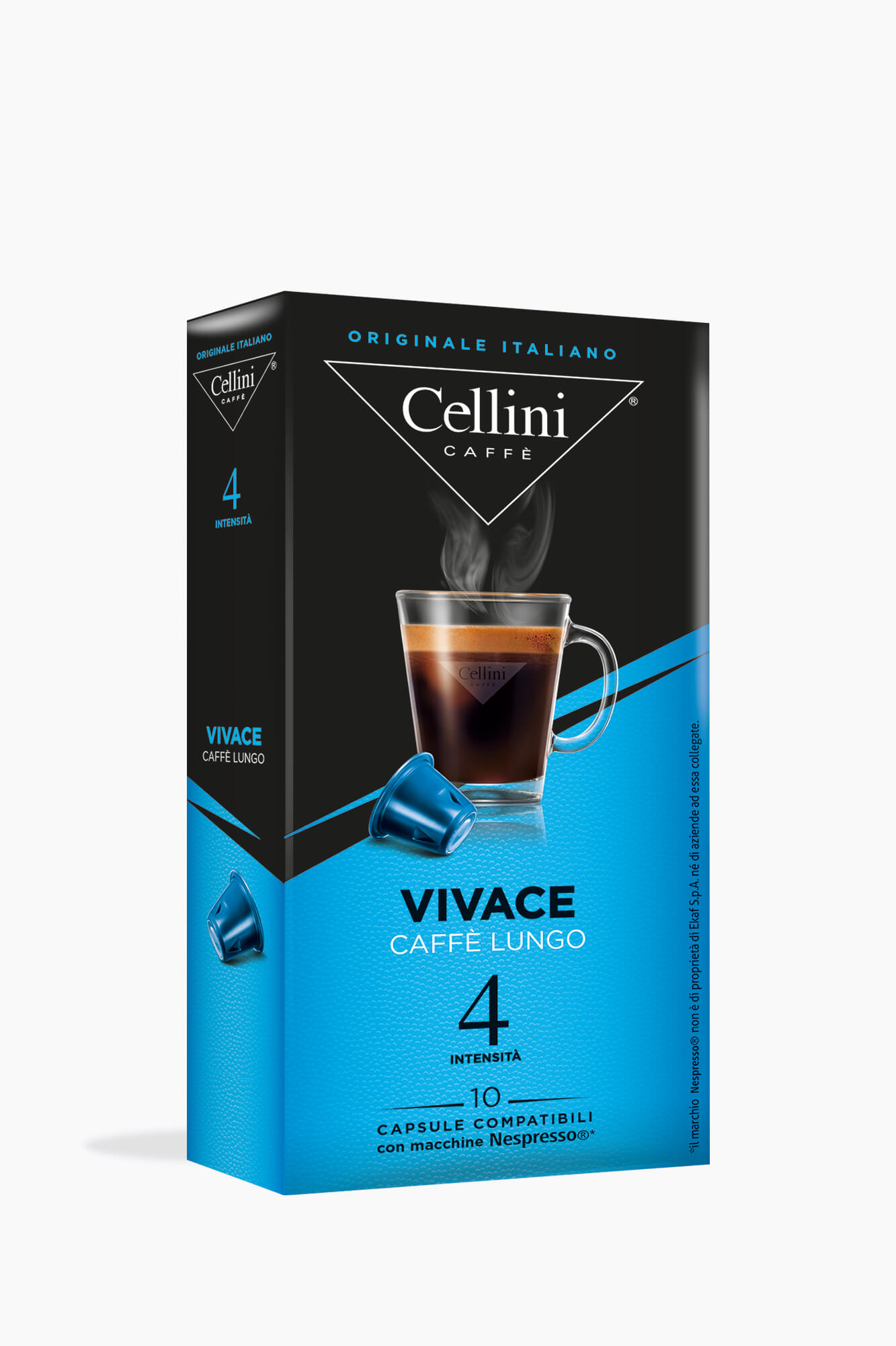 Cellini Lungo Vivace 10 Kapseln Nespresso® kompatibel