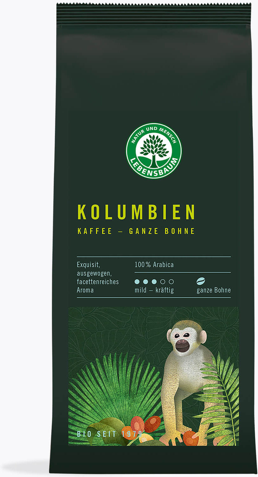 Lebensbaum Kolumbien Kaffee 250g