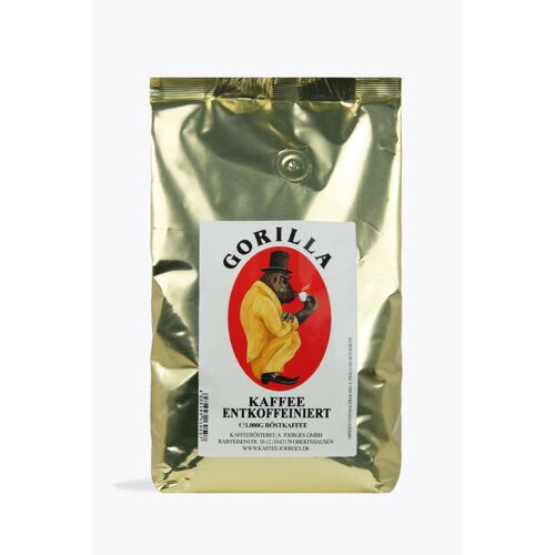 Gorilla Kaffee Entkoffeiniert 1kg