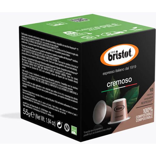 Bristot Cremoso 10 Kapseln Nespresso® kompatibel