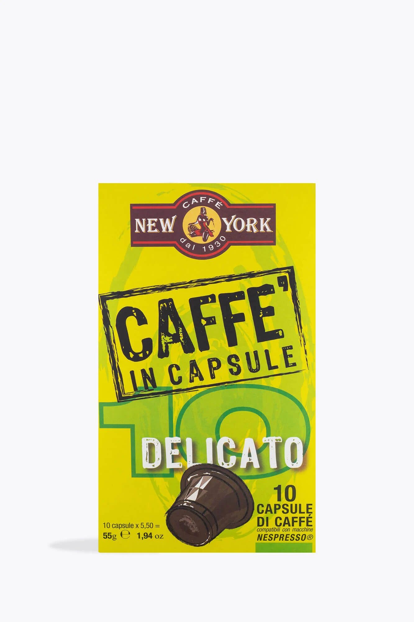 New York Delicato 10 Kapseln Nespresso® kompatibel