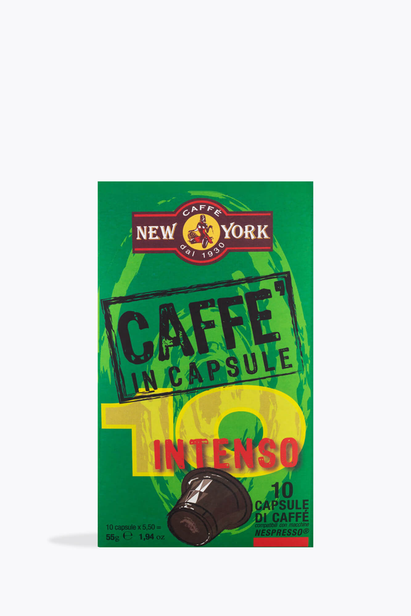 New York Intenso 10 Kapseln Nespresso® kompatibel