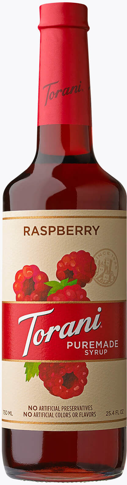 Torani Puremade Sirup Raspberry 750ml Torani Puremade Sirup Raspberry 750ml