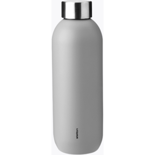 Stelton Keep Cool Isolierflasche 600ml Hellgrau