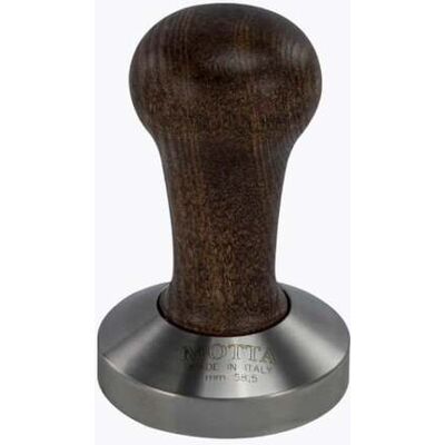 Motta Tamper Edelstahl Plan mit Holzgriff Braun 57mm Motta Tamper Edelstahl Plan mit Holzgriff Braun 57mm