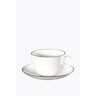 ASA Selection Kaffeetasse mit Untertasse ligne noire