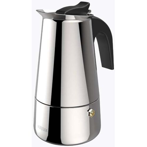 Xavax Espressokocher Edelstahl für 4 Tassen
