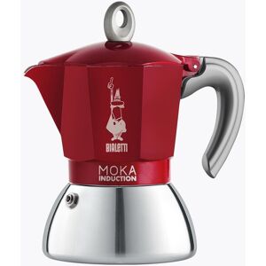 Bialetti Espressokocher New Moka Induction 4 Tassen Rot