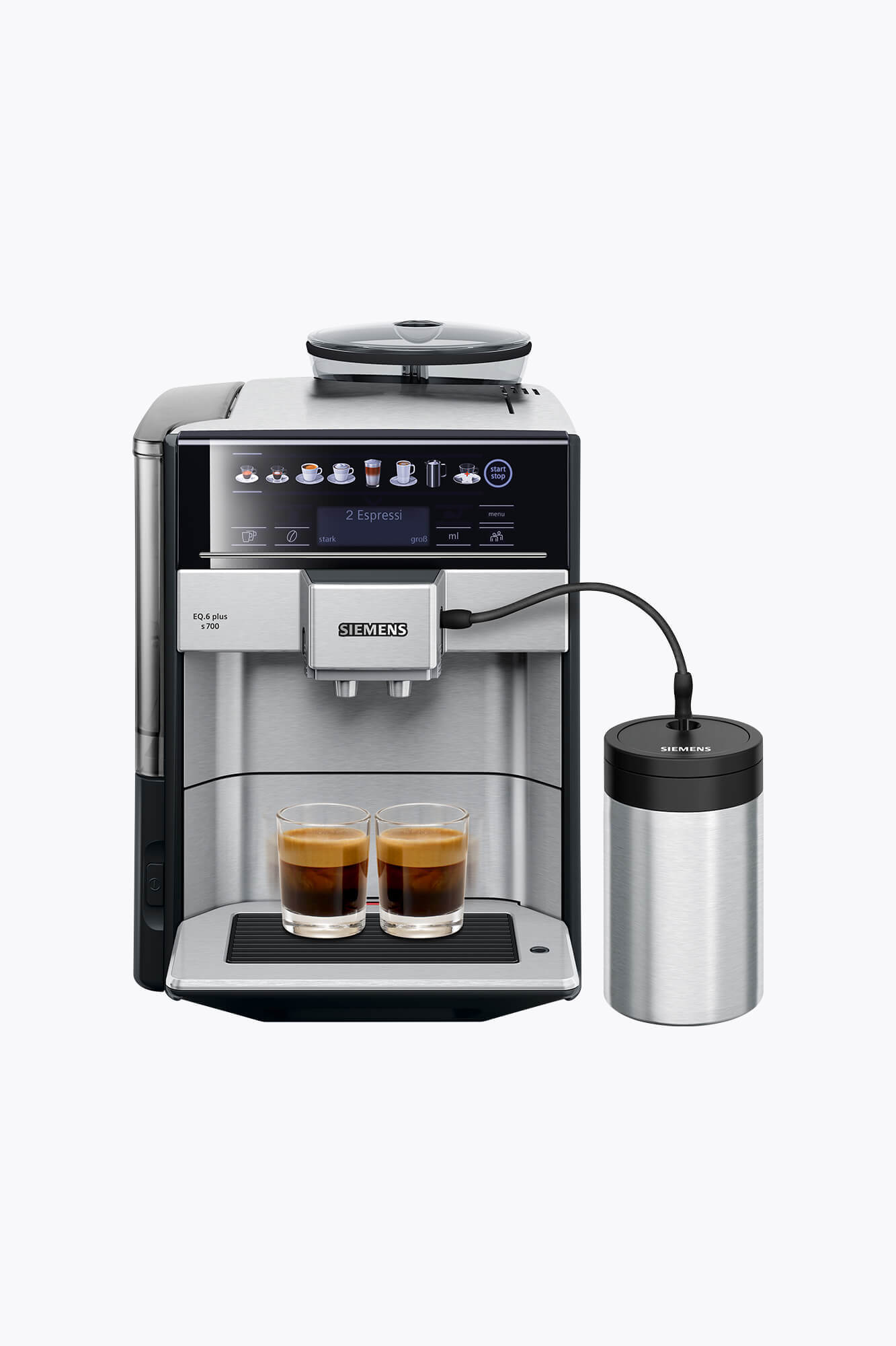 cleanyourmachine Siemens Kaffeevollautomat EQ.6 plus s700 Edelstahl TE657M03DE
