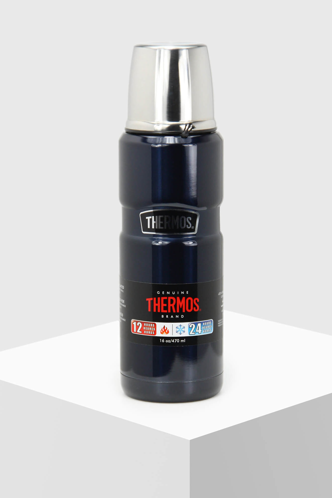 Thermos Isolierflasche Stainless King midnight blue 470ml