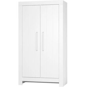 Höffner Kleiderschrank  Smilla ¦ weiß ¦ Maße (cm): B: 110,7 H: 204,8 T: 56