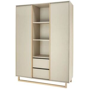 Höffner Kleiderschrank  Terry ¦ beige ¦ Holzwerkstoff ¦ Maße (cm): B: 134,5 H