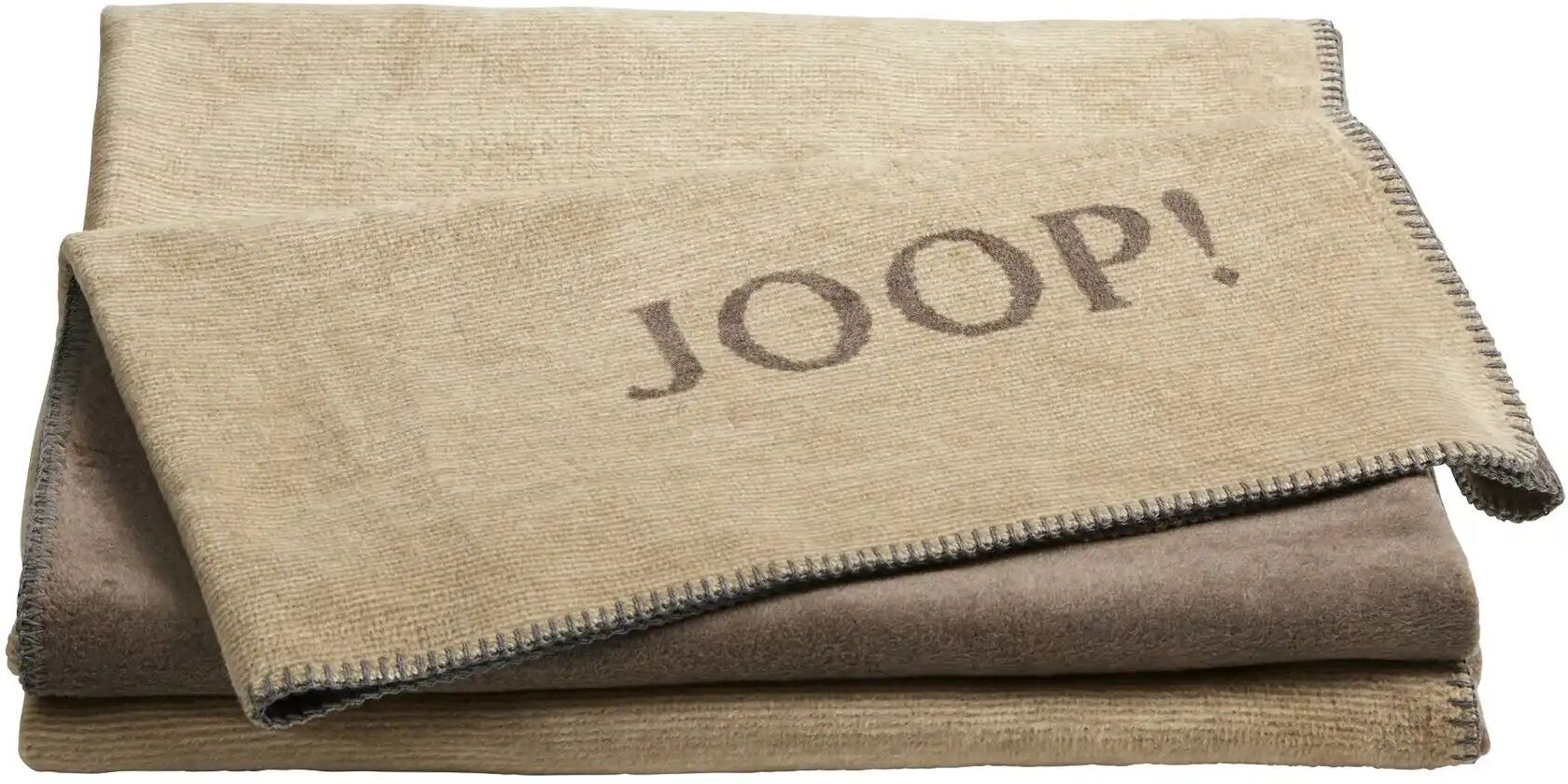 JOOP! Wohndecke  JOOP! Melange-Doubleface ¦ braun ¦ 58% Baumwolle, 35