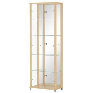 Höffner Vitrine  Cristal ¦ holzfarben ¦ Maße (cm): B: 58 H: 172 T: 33