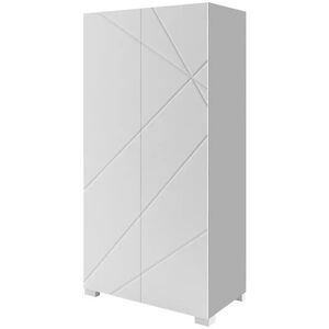 Höffner Drehtürenschrank  X Grey ¦ grau ¦ Maße (cm): B: 100 H: 200 T: 56,6