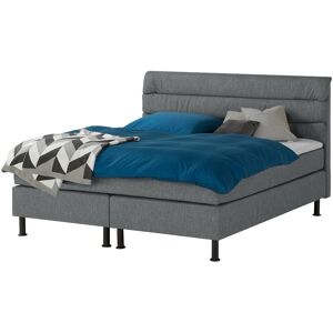 Höffner Boxspringbett  Lina ¦ grau ¦ Maße (cm): B: 204 H: 122