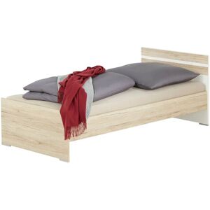 Höffner Futonbett  Caja ¦ holzfarben ¦ Maße (cm): B: 96 H: 72 T: 204