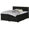 Höffner Boxspringbett  Countess ¦ schwarz ¦ Maße (cm): B: 167 H: 104