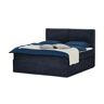 Boxi Boxspringbett mit trendigem Keder Boxi Urban ¦ blau ¦ Maße (cm):