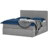 Boxi Boxspringbett mit trendigem Keder Boxi Urban ¦ grau ¦ Maße (cm):