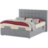 vanDoorn Motor-Boxspringbett mit Bettkasten Ohio ¦ grau ¦ Maße (cm):