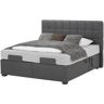 vanDoorn Motor-Boxspringbett  Ohio Motor ¦ grau ¦ Maße (cm): B: 192 H