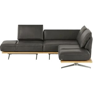 KOINOR Ecksofa  Phoenix ¦ schwarz ¦ Maße (cm): B: 253 H: 87 T: 209