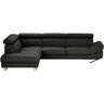 Höffner Ecksofa  Camilla ¦ schwarz ¦ Maße (cm): B: 273 H: 78 T: 233