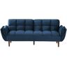 Playboy Schlafsofa  Scarlett ¦ blau ¦ Maße (cm): B: 215 H: 82 T: 85