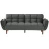 Playboy Schlafsofa  Scarlett ¦ grau ¦ Maße (cm): B: 215 H: 82 T: 85