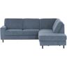 meinSofa Ecksofa  Jana ¦ blau ¦ Maße (cm): B: 241 H: 85 T: 235