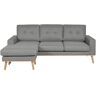 Höffner Ecksofa beidseitig stellbar Cristy ¦ grau ¦ Maße (cm): B: 211 H: 88 T