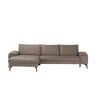 Hukla Ecksofa Leder  Kalea ¦ braun ¦ Maße (cm): B: 303 H: 82 T: 180