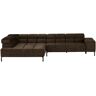 pop Ecksofa  Willow ¦ braun ¦ Maße (cm): B: 321 H: 72 T: 216