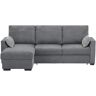 Höffner Ecksofa  Simba ¦ grau ¦ Maße (cm): B: 232 H: 87 T: 158