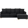 SOHO Ecksofa  Franka ¦ schwarz ¦ Maße (cm): B: 268 H: 87 T: 161