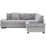 bobb Ecksofa  Lindsay ¦ grau ¦ Maße (cm): B: 255 H: 91 T: 225