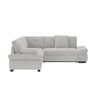 bobb Ecksofa  Lindsay ¦ grau ¦ Maße (cm): B: 225 H: 91 T: 255