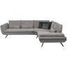 Höffner Ecksofa   Luca ¦ grau ¦ Maße (cm): B: 314 H: 88 T: 244