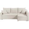 Höffner Ecksofa mit Schlaffunktion Florentine ¦ beige ¦ Maße (cm): B: 230 H: