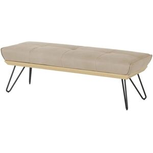 KOINOR Hockerbank  Leder Dining System 4 ¦ beige ¦ Maße (cm): B: 150