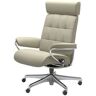 Stressless Drehstuhl  London Office ¦ grau ¦ Maße (cm): B: 80 H: 126