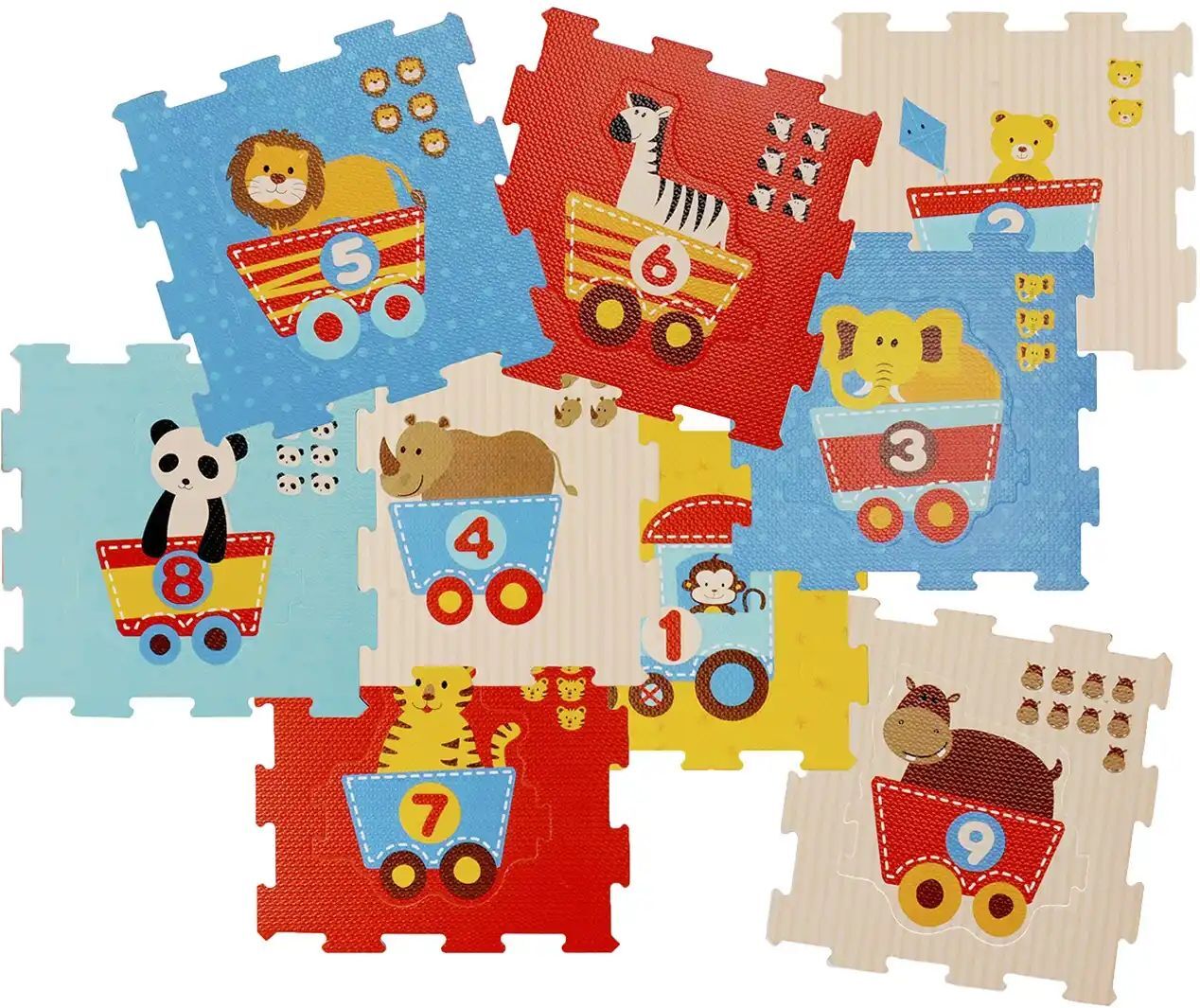 Höffner Puzzelmatte  Tier Motivzug ¦ mehrfarbig Höffner Puzzelmatte  Tier Motivzug ¦ mehrfarbig