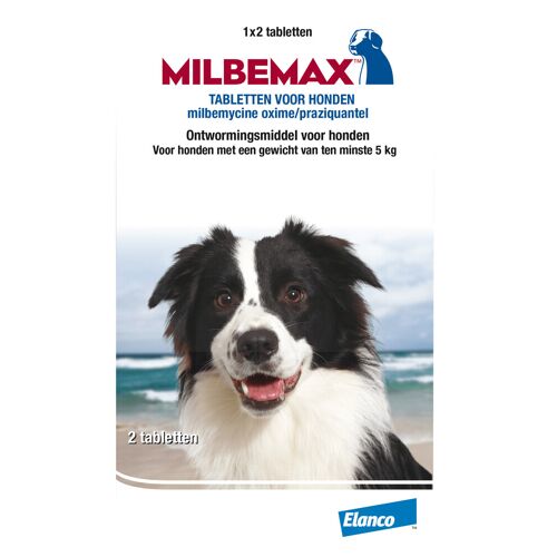 Milbemax Entwurmungstabletten für Hunde ab 5 kg 8 Tabletten