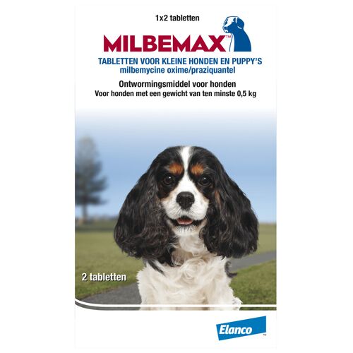 Milbemax Entwurmungstabletten für kleine Hunde und Welpen 8 Tabletten