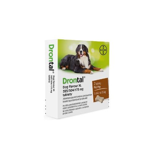 Drontal Large Dog /  XL 525/504/175 mg Entwurmungsmittel 6 Tabletten